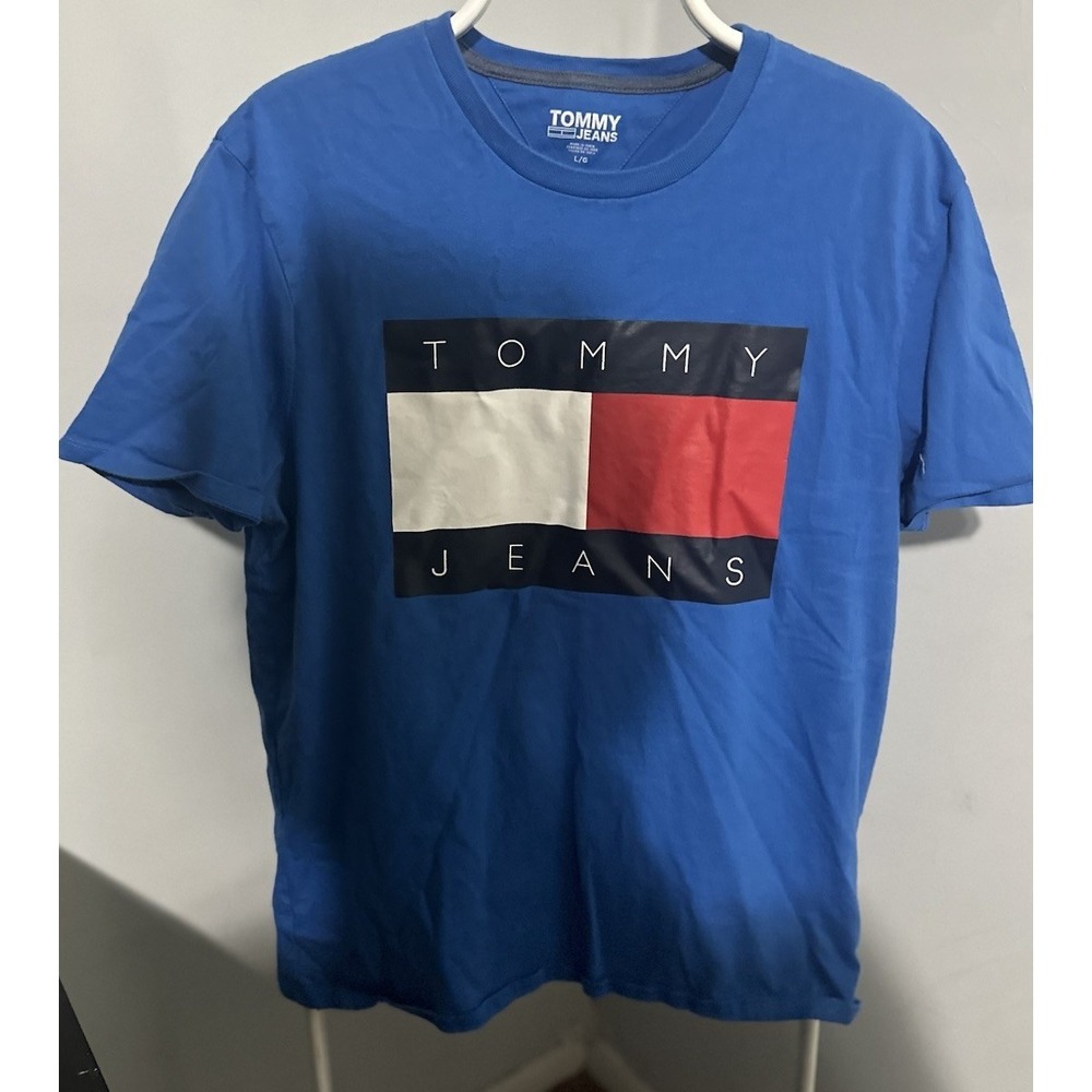 Tommy Hilfiger Jeans Logo Spell Out T-Shirt Size Medium